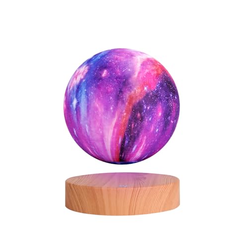 Levitating Moon Lamp with 16 Colors & 20 Modes - Floating Spinning LED Moon Light - Galaxy Moon Variation of This Listing