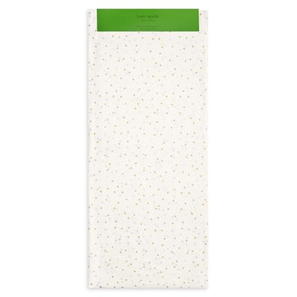 Reversible Holiday Table Runner 15x72 Inches Cotton Metallic Dot Pattern