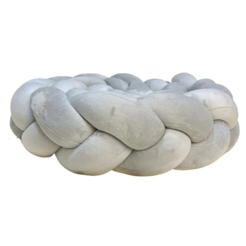 Boho Handmade Knotted Floor Mat Pillow for Couch Bed Living Room Decor - Long 4M Variation H