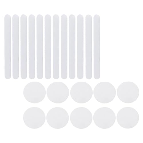 22-Pack Non-Slip PEVA Shower Bathtub Safety Stickers - Transparent