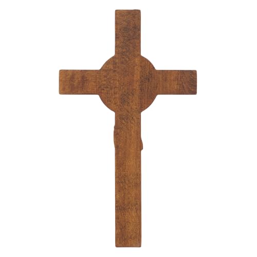 9.84in Handmade Catholic Cross Wall Decor Jesus Faith Gift with Variation 9.84"L x 5.71"W