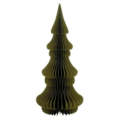 Santa Barbara Design Studio Honeycomb Paper Christmas Tree - 2ft Noble Green, Foldable Holiday Centerpiece
