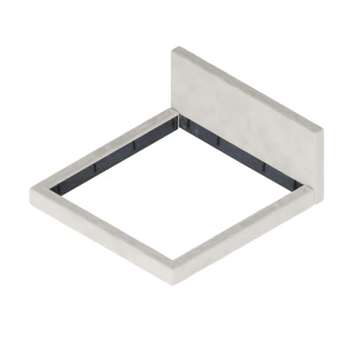 King Size Frameless Bed Surround with Headboard - Soft Cloud Padding, Off-White