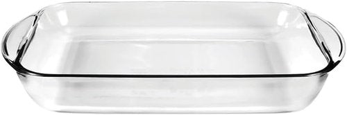 Glass 9x13 Baking Dish - 3 Quart Oblong Ovenproof Casserole Dish for Lasagna & Brownies | BPA-Free, Easy Cleanup