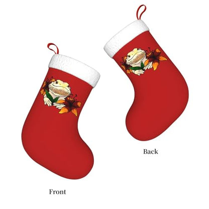 Bearded Dragon Christmas Stockings - Xmas Hanging Holiday Decor