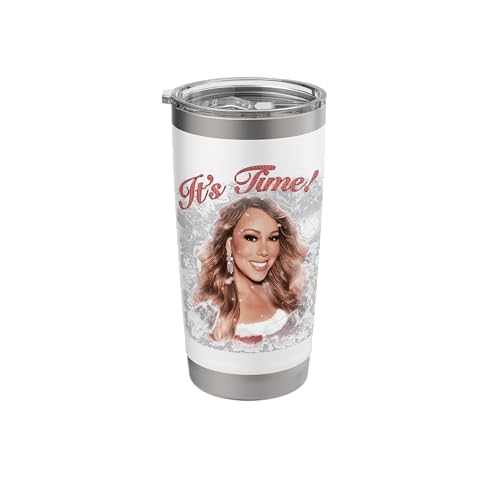 Christmas Music Tumbler - 20oz Insulated Stainless Steel Travel Mug with Leak-Proof Lid - White