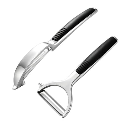 Vegetable Peeler Set - Y and I Shaped Kitchen Peelers for Potatoes