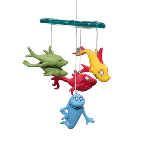 Hallmark Keepsake Ornament One Fish Two Fish Red Blue Fish Dr. Seuss Series (2000)