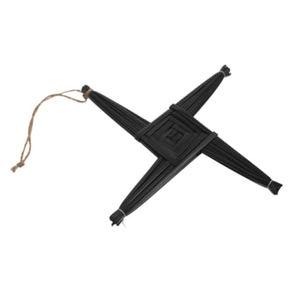 Irish Handwoven Straw Cross Wall Decor - St. Brigid's Cross, 8 Inch Rustic Irish Symbol