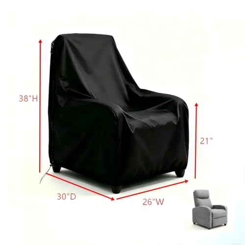 26x30x38 Inch Recliner Chair Cover Waterproof Dustproof for Sweetcrispy Massage Recliner
