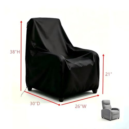26x30x38 Inch Recliner Chair Cover Waterproof Dustproof for Sweetcrispy Massage Recliner