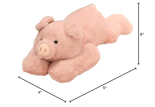 ronivia Weighted Stuffed Animals, 29.5" 6.2lbs Weighted Pig Stuffed Animal Toy Cute Pink Pig Plush Pillow Weighted Plush Animals Toy