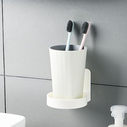 Wall Mount Soap Dispenser with Floating Shelf, Small Bathroom Organizer