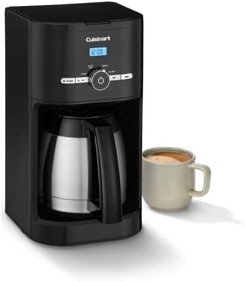Cuisinart 10-Cup Thermal Classic™ Coffeemaker - Programmable Black Coffee Maker with Thermal Carafe