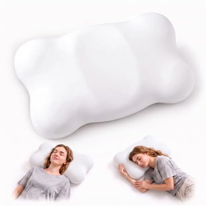 Large Cloud-Shaped Cervical Memory Foam Pillow for Neck Support