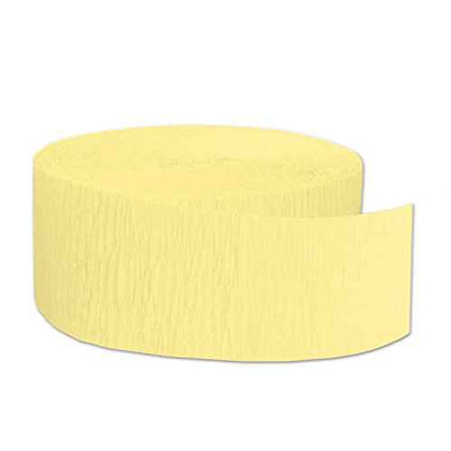 FR Festive Crepe Streamer (yellow) Party Accessory  (1 count) (1/Pkg)