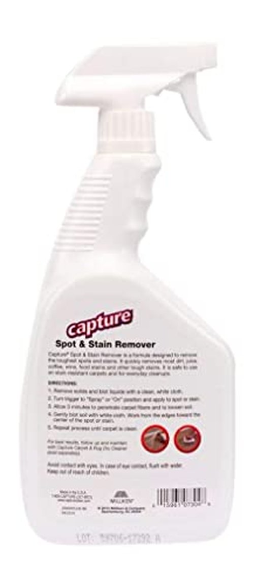 Capture Carpet & Rug Dry Cleaner (8 lb) Spot and Stain Remover (32 oz), Couch, Sofa Cleaner and Stain Remover - Bundle