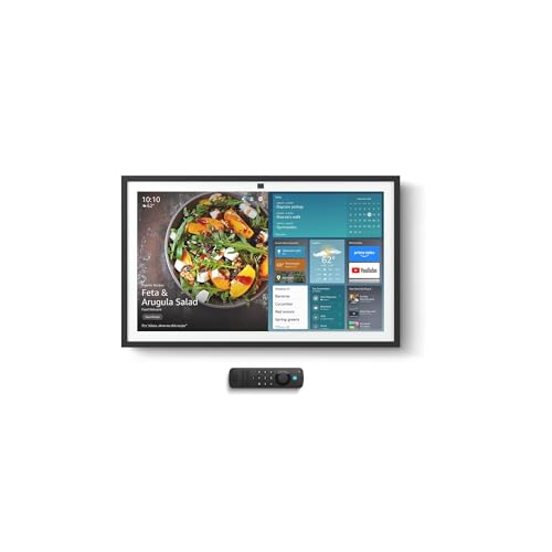 Amazon Echo Show 21 (newest model), Full HD 21" kitchen hub for home organization, with built-in Fire TV, Designed for Alexa+