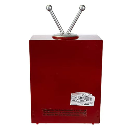 Battery-Operated Rudolph and Santa Musical TV Water Lantern - Holiday Decor