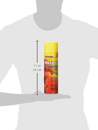 ZEP Wasp Control Foam Spray - 16-Ounce Yellow Jacket Killer for Effective Pest Management