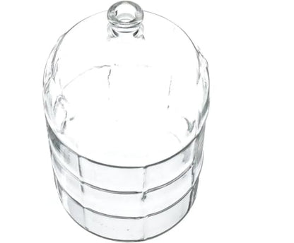 5 Gallon Clear Glass Fermentation Carboy with Cork Finish - Italian Made