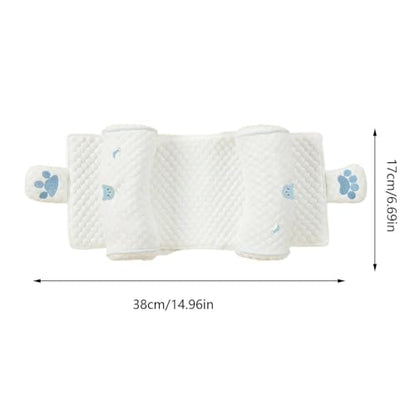 Kids Pillow Case Blue Soft Cotton Breathable Washable Support