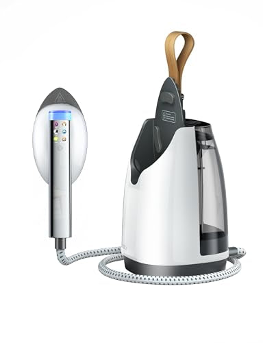 Sundu 2-in-1 Handheld & Standing Clothes Steamer Pearl White Auto Shut-Off