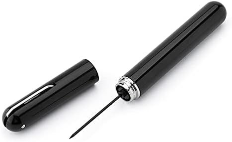 Wine Bottle Opener, IPEROT Air Pressure Wine Corkscrew With Cutting Wine Bottle Foil Knife, Effortlessly Open Wine Bottles Without Damaging Corks, Easy-to-Use(Black)
