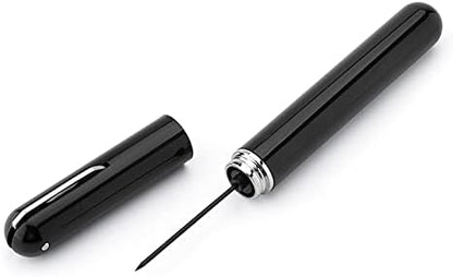 Wine Bottle Opener, IPEROT Air Pressure Wine Corkscrew With Cutting Wine Bottle Foil Knife, Effortlessly Open Wine Bottles Without Damaging Corks, Easy-to-Use(Black)