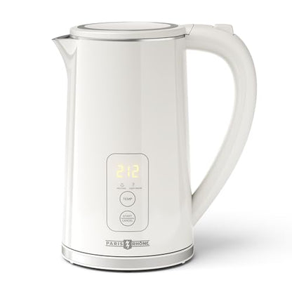 Electric Kettle Temperature Control - Ivory, 1.7L Hot Water Boiler