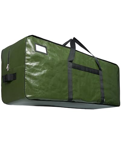 Christmas Tree Storage Bag for 7.5-9 ft Artificial Trees - Green, Without Wheels