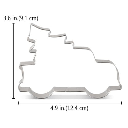 Christmas Tree Pickup Truck Cookie Cutter - Festive Baking Tool, 4.9 x 3.6 inches