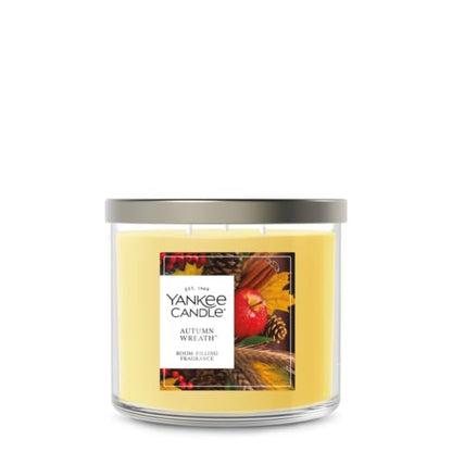 Autumn Wreath Scented Candle 14.5oz 3-Wick Fall Fragrance - Yankee Candle