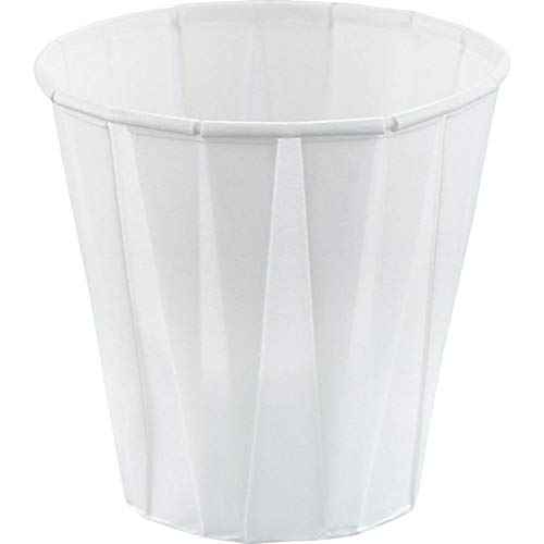 Pleated Water Cups, 3 1/2 Oz, 100 Count (Pack of 1)