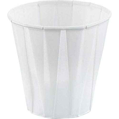 Pleated Water Cups, 3 1/2 Oz, 100 Count (Pack of 1)