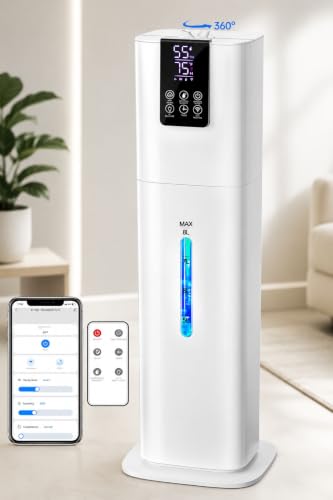 8L Smart Room Humidifier with App Control, Remote, Top Fill, Night Light