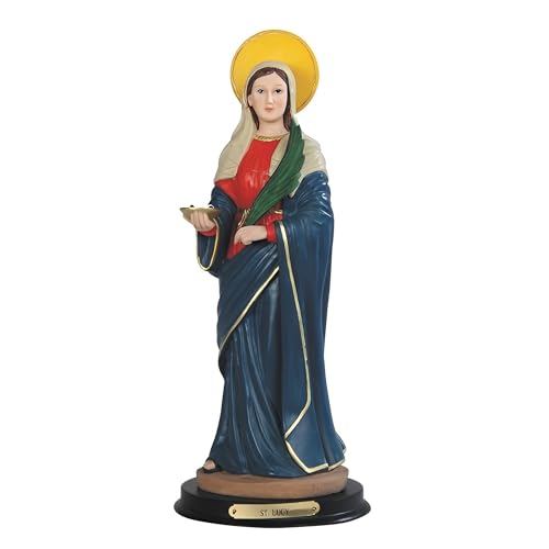 12-Inch Saint Lucy Statue Religious Figurine Home Decor Gift