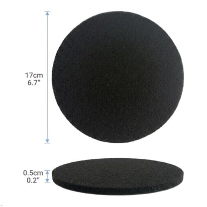 12 Pack 6.7 Inch Charcoal Compost Bin Filters for Odor Control