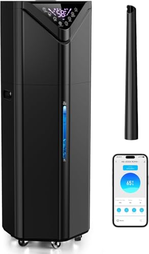 AERZY 5Gal Smart Humidifier for Large Rooms Black, App & Remote Control