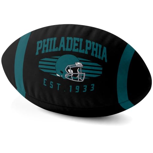 Philadelphia Custom Name and Number Throw Pillow - 18x10 Inches - Personalize for Men, Youth, Gifts