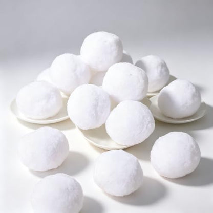 Fake Snow Balls for Winter Holiday Indoor Games - Christmas Party Supplies