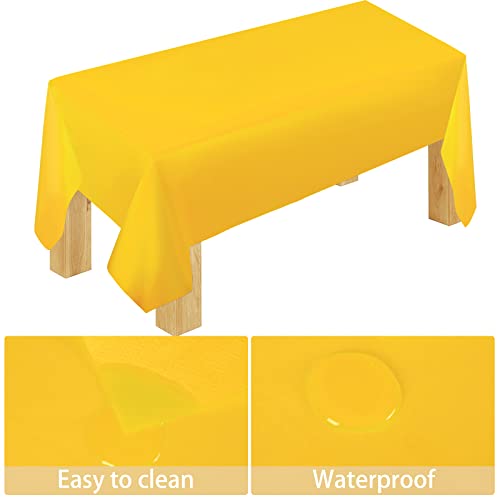 Yellow Disposable Party Plates Cups Set | 229PCS Celebration Dinnerware