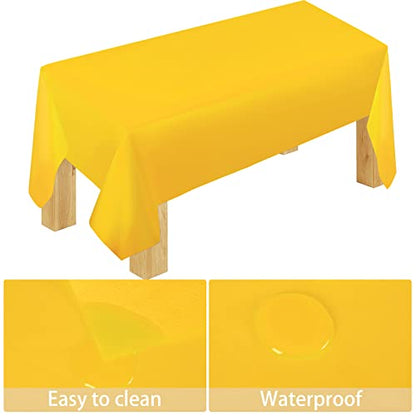 Yellow Disposable Party Plates Cups Set | 229PCS Celebration Dinnerware