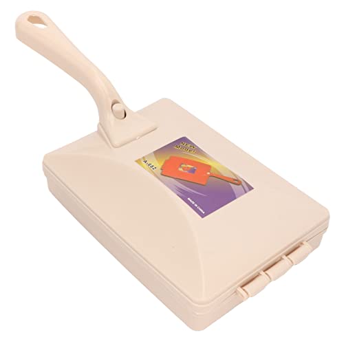 Double Roller Handheld Carpet Sweeper for Bed Couch & Desktop Cleaning