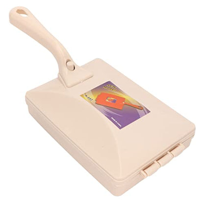 Double Roller Handheld Carpet Sweeper for Bed Couch & Desktop Cleaning