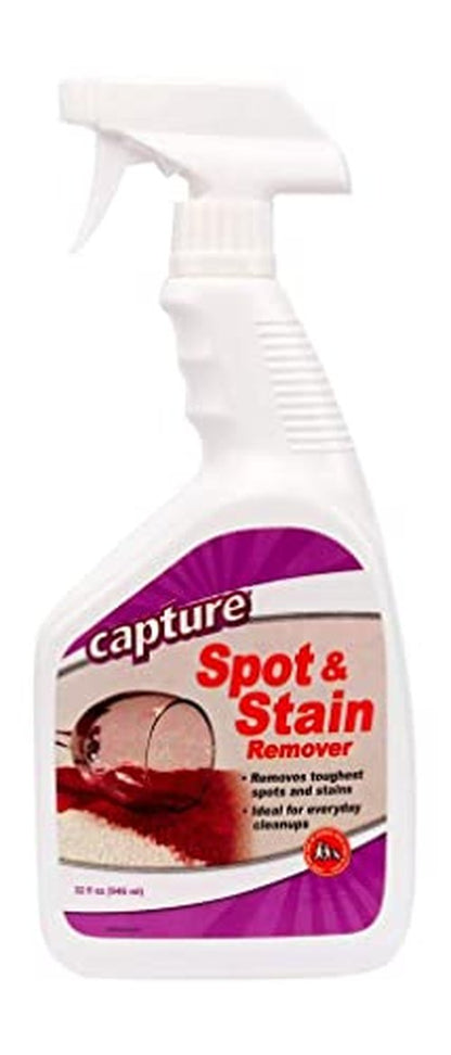 Capture Carpet & Rug Dry Cleaner (8 lb) Spot and Stain Remover (32 oz), Couch, Sofa Cleaner and Stain Remover - Bundle