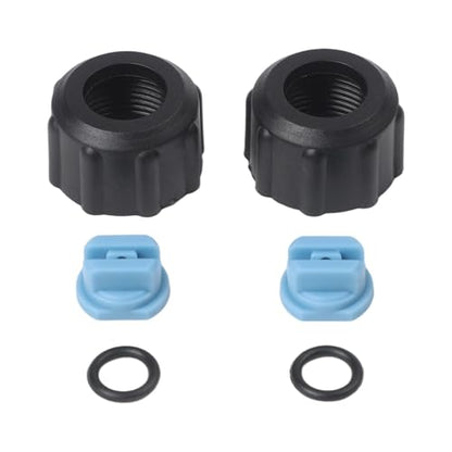Nozzle Nut Kit for Upholstery and Carpet Cleaners Puzzi 8/1 10/1 100 200 Replacement Parts