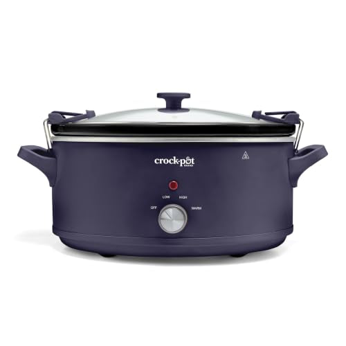 Crock-Pot 10 Qt Manual Slow Cooker - Purple Basil, Large Capacity, Easy to Use