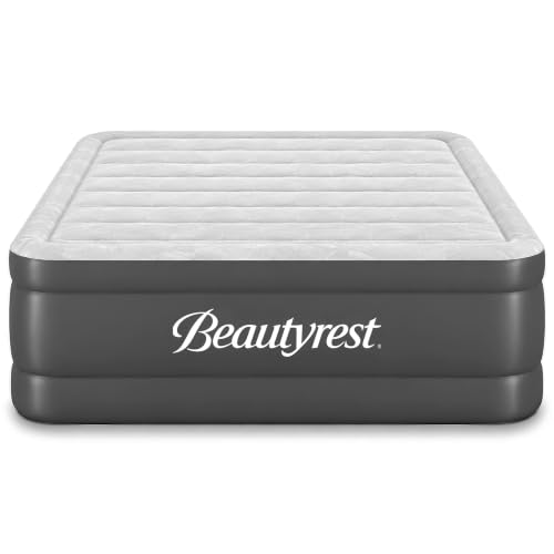 Queen Air Mattress with Dual Pump - 24 Inch Raised, Firm & Cooling Top