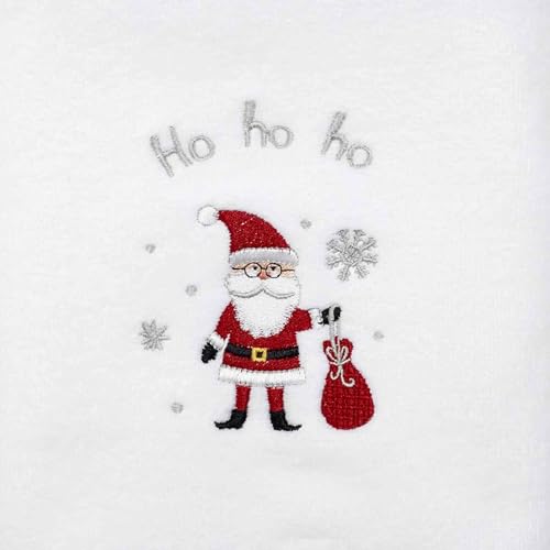 2 Pack Christmas Hand Towels - Soft & Absorbent Cotton Holiday Decor